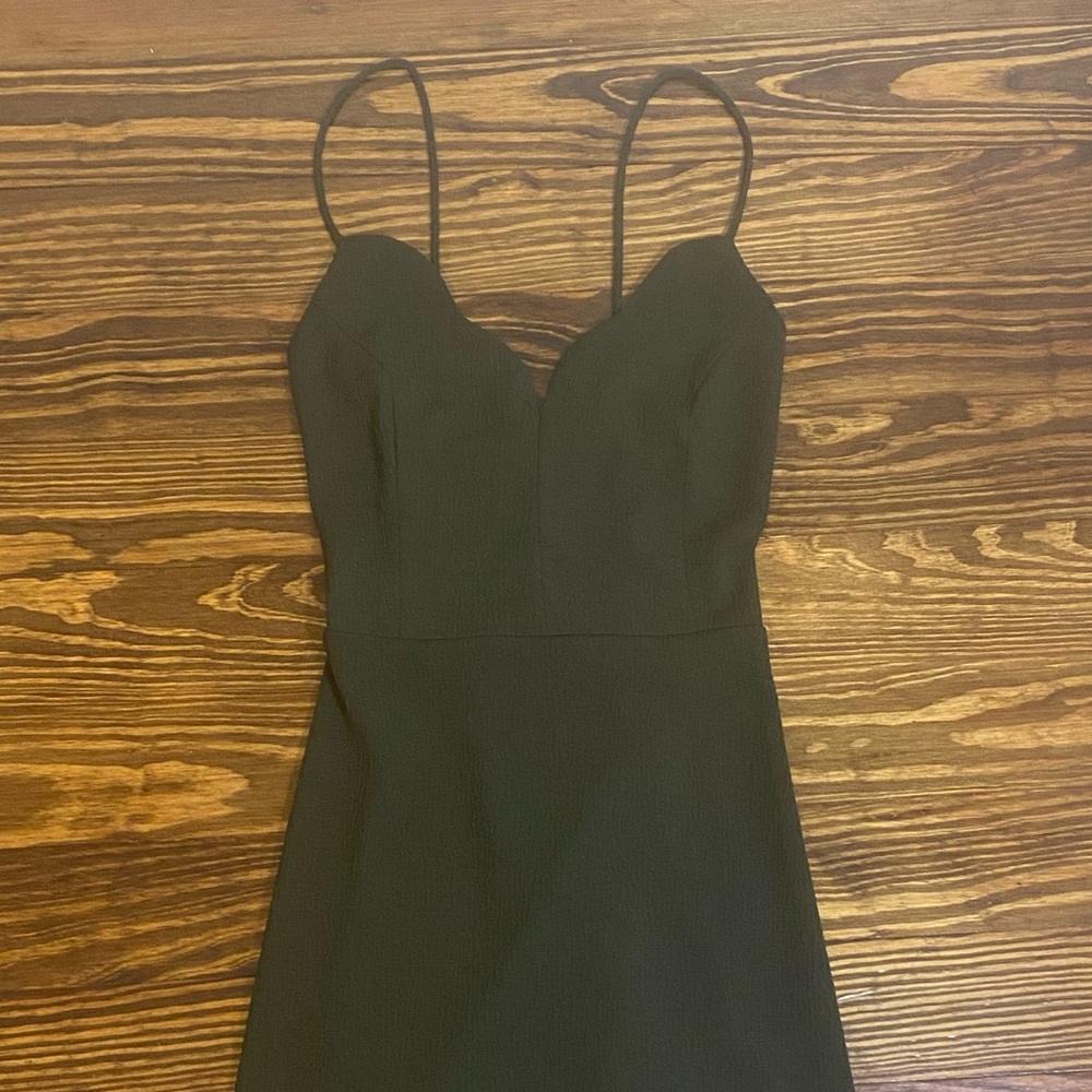 Green dress. Size L.